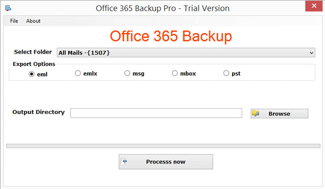 Successfully migrate Office 365 Backup data to PST file